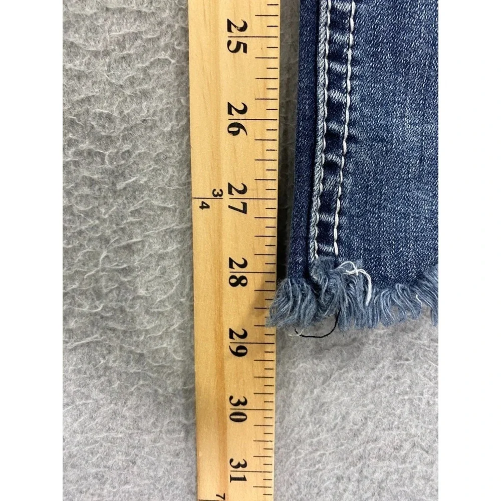 Grace In LA Womens Size 14 Denim Jeans w/Embroidery Cross Pockets Bling Studs
